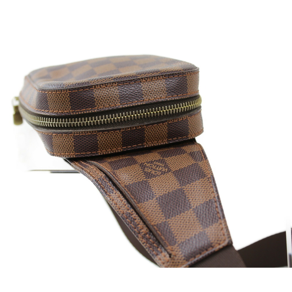 Louis Vuitton Bag Damier Pouch Waist Geronimos Body Brown - Picture 4 of 7